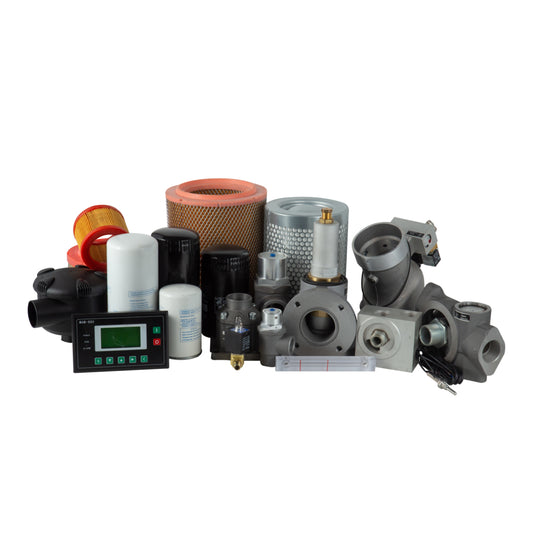 ROTARY SCREW AIR COMPRESSOR SPARE PARTS & VALVE